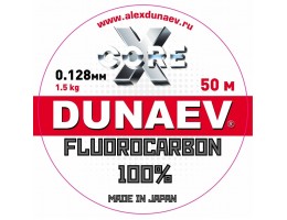 ЛЕСКА DUNAEV FLUOROCARBON 0.128ММ 30М