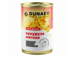 КУКУРУЗА МЯГКАЯ DUNAEV МЕТАЛЛОБАНКА 400МЛ, КЛУБНИКА