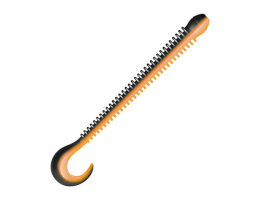 ПРИМАНКА ZUB-WORM-ZANDER 108ММ(4,3)-5ШТ, (ЦВЕТ 034) ЧЕРНЫЙ ВЕРХ-ОРАНЖЕВЫЙ НИЗ