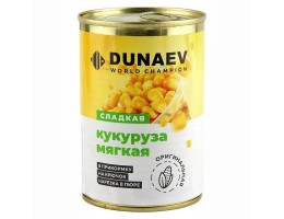 КУКУРУЗА МЯГКАЯ DUNAEV МЕТАЛЛОБАНКА 400МЛ, ОРИГИНАЛЬНАЯ