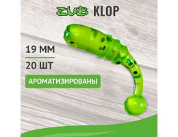 ПРИМАНКА ZUB-KLOP 19ММ(0,7)-20ШТ, (ЦВЕТ 351) ШАРТРЕЗ С БЛЕСТКАМИ