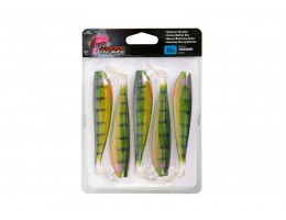 МЯГКИЕ ПРИМАНКИ RAGE ZANDER PRO SHAD ULTRA UV 4.75/12CM - STICKLEBACK X 5PCS NZS024