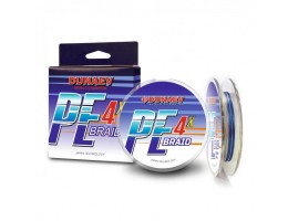 ШНУР DUNAEV BRAID PE X4 150М 0,30ММ MULTICOLOR