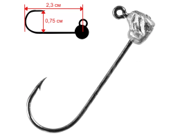 ДЖИГ ГОЛОВКА ZUB MICRO JIG 506 (КРЮЧОК 4) 3Г. (УПАК. 5 ШТ)