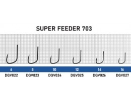 КРЮЧОК DUNAEV SUPER FEEDER 703 #16 (УПАК. 10 ШТ)