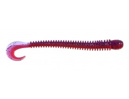 ПРИМАНКА ZUB-WORM-ZANDER 135ММ(5,3)-5ШТ, (ЦВЕТ 021) ФИОЛЕТОВО-КРАСНЫЙ