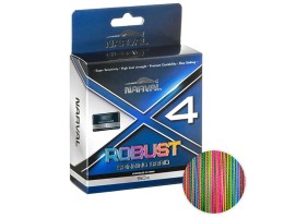 ШНУР NARVAL FISHING ROBUST X4 PE 150M (MULTICOLOUR) #1.2/0.185MM 9.07KG/20LB