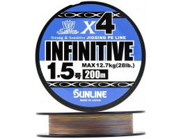 ШНУР SUNLINE INFINITIVE×4 200Ｍ (5C) #1.5/28LB