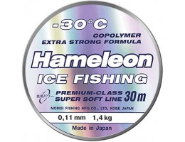 ЛЕСКА HAMELEON ICE FISHING 0,20ММ 5,0КГ, 50М, СЕРЕБРЯНАЯ (УП.10ШТ)