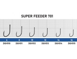 КРЮЧОК DUNAEV SUPER FEEDER 701 #14 (УПАК. 10 ШТ)