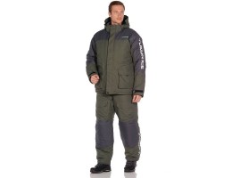 КОСТЮМ ЗИМНИЙ YUKON ICE ТКАНЬ CAT'S EYE ЦВЕТ ЗЕЛЁНЫЙ/ГРАФИТ (РАЗМЕР: 52-54, РОСТ: 182-188)