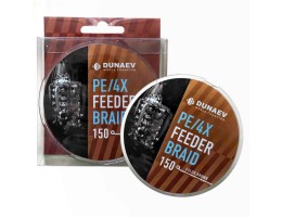 ШНУР DUNAEV FEEDER BRAID PE X4 150М 0,20ММ КОРИЧНЕВЫЙ