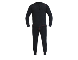 ТЕРМОБЕЛЬЕ THERMOLINE ZIP ТКАНЬ ФЛИС ЦВЕТ ЧЕРНЫЙ (РАЗМЕР: 44-46 (S), РОСТ: 170-176)