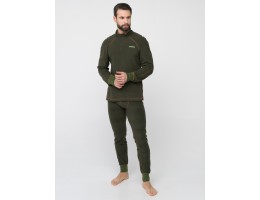 ТЕРМОБЕЛЬЕ THERMOLINE ZIP ТКАНЬ ФЛИС ЦВЕТ ХАКИ (РАЗМЕР: 56-58 (2XL), РОСТ: 182-188)
