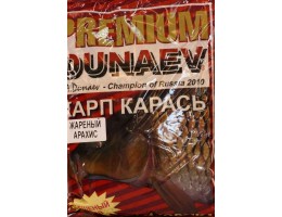 ПРИКОРМКА DUNAEV-PREMIUM 1КГ КАРП-САЗАН ЖАРЕНЫЙ АРАХИС