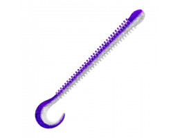 ПРИМАНКА ZUB-WORM-ZANDER 108ММ(4,3)-5ШТ, (ЦВЕТ 036) ФИОЛЕТОВЫЙ ВЕРХ-НАТУРАЛ НИЗ