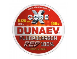 ЛЕСКА DUNAEV FLUOROCARBON RED 0.128ММ 100М