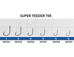 КРЮЧОК DUNAEV SUPER FEEDER 705 # 16 (УПАК.10ШТ)