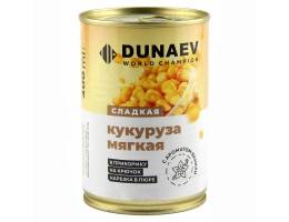 КУКУРУЗА МЯГКАЯ DUNAEV МЕТАЛЛОБАНКА 400МЛ, ВАНИЛЬ