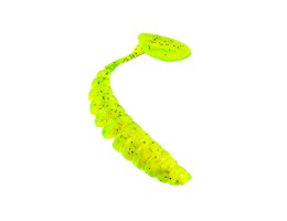 ПРИМАНКА ZUB-SHAD  90ММ(3,5)-5ШТ, (ЦВЕТ 310) ЖЕЛТЫЙ С БЛЕСТКАМИ