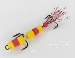 ПРИМАНКА ДЖИГОВАЯ XXL FISH ФЛАЖОК МОДЕЛЬ№11* РАСЦВЕТКА ЖК/ЖКЖ