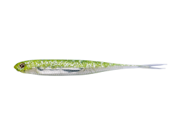 МЯГКИЕ ПРИМАНКИ FISH ARROW FLASH J SPLIT 5 SW #144-KEIMURA CHART/SILVER (4ШТ.)