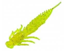 ПРИМАНКА ZUB-LARVA  80ММ(3,2)-5ШТ, (ЦВЕТ 310) ЖЕЛТЫЙ С БЛЕСТКАМИ