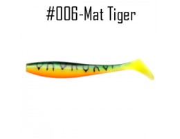 МЯГКИЕ ПРИМАНКИ NARVAL FISHING CHOPPY TAIL 12CM #006-MAT TIGER