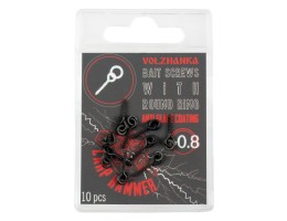 САМОРЕЗ С КОЛЬЦОМ VOLZHANKA BAIT SCREW  8MM (10ШТ/УП)