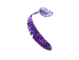 ПРИМАНКА ZUB-SHAD 100ММ(4)-4ШТ, (ЦВЕТ 610) ФИОЛЕТОВЫЙ С БЛЕСТКАМИ