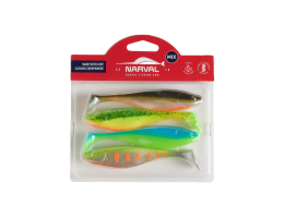 МЯГКИЕ ПРИМАНКИ NARVAL FISHING COMMANDER SHAD 12CM MIX #M08