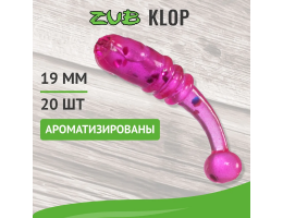 ПРИМАНКА ZUB-KLOP 19ММ(0,7)-20ШТ, (ЦВЕТ 130) МАДЖЕНТА С БЛЕСТКАМИ