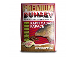 ПРИКОРМКА DUNAEV-PREMIUM 1КГ КАРП-САЗАН КОНОПЛЯ