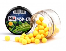 БОЙЛЫ POP-UP GBS PEAS ЖЁЛТЫЙ/ЗЕЛЁНЫЙ (ГОРОХ) (55 Г, 12 ММ, БАНКА)