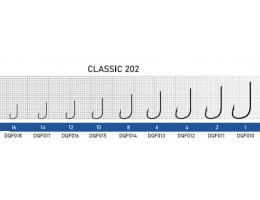 КРЮЧОК DUNAEV CLASSIC 202 #16 (УПАК. 10 ШТ)