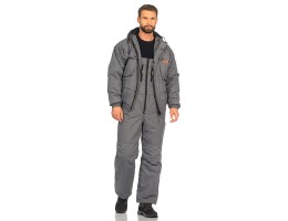 КОСТЮМ ДЕМИСЕЗОННЫЙ ТАЙМЕНЬ ЦВЕТ СЕРЫЙ ТКАНЬ BREATHABLE (РАЗМЕР: 56-58, РОСТ: 182-188)