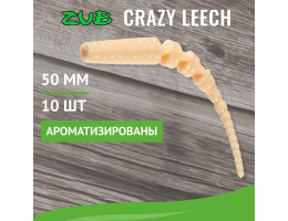 ПРИМАНКА ZUB-CRAZY LEECH 50ММ(2)-10ШТ, (ЦВЕТ 303) ТЕЛЕСНЫЙ