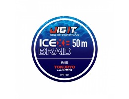 ПЛЕТЁНЫЙ ШНУР JIG IT X TOKURYO ICE BRAID X8 BLUE 1.5 (0.16ММ) PE 50M