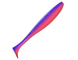 ПРИМАНКА ZUB-IZI  99ММ(4)-4ШТ, (ЦВЕТ 021) ФИОЛЕТОВЫЙ ВЕРХ -КРАСНЫЙ НИЗ