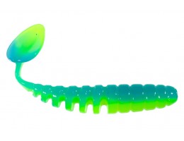 ПРИМАНКА ZUB-SHAD  75ММ(3)-6ШТ, (ЦВЕТ 020) СИНИЙ ВЕРХ - ЖЕЛТЫЙ НИЗ