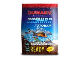 ПРИКОРМКА DUNAEV ICE-READY 0.5КГ УНИВЕРСАЛЬНАЯ ЧЕРНАЯ