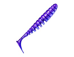 ПРИМАНКА ZUB-SHAD  75ММ(3)-6ШТ, (ЦВЕТ 610) ФИОЛЕТОВЫЙ С БЛЕСТКАМИ