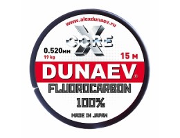 ЛЕСКА DUNAEV FLUOROCARBON 0.520ММ 15М