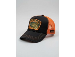 КЕПКА С СЕТКОЙ NARVAL FISHING MESH CAP THE HIT PATCH BLACK/ORANGE